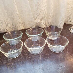 6- Vintage custard cups